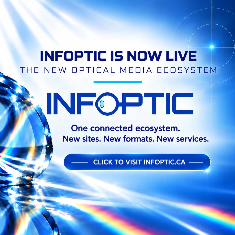 Infoptic - A New Chapter in Optical Media. Opti-News | Opti-Guide. Reveal Wednesday, October 7, 2026.
